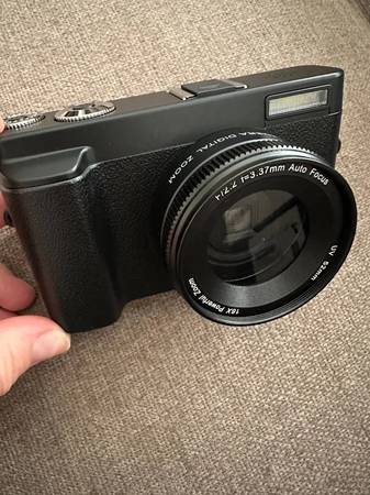 Digital Camera 4K DC101 48MP Resolution, 16x Zoom Auto Focus Flash Lam 1