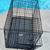 Single door foldable metal cage with tray used 1 thumbnail