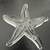 Baccarat Crystal 5” Starfish paperweight 2 thumbnail