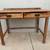 VINTAGE SOLID PINEWOOD RUSTIC WRITING DESK MADE IN INDIA AMAZING WOOD GRAIN! 10 thumbnail