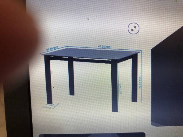 Free glass dinning table 1
