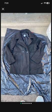 Elegant Black Coat, Girl Size L (12-14), by GAP 1