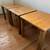 Mid Century Table Set Stacking Solid Wood 10 thumbnail