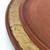 Round Wooden Decorative Tray with Brass Border 4 thumbnail