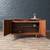 Mid-Century Modern Credenza w/ Travertine Stone & Bi-Folding Doors, c. 2 thumbnail