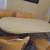 MCM Dining Cracked Ice Yellow 1950 Formica Chrome Table Dining Kitchen 1 thumbnail