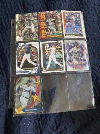 Freddie Freeman Barves Dodgers 7 baseball cards buy 1 or all 1