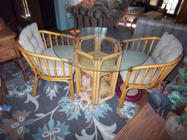 Rattan 3pc table set 1