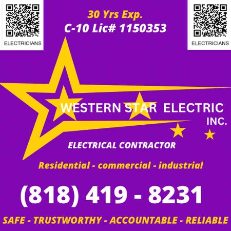 🚨 LICENSED ELECTRICIAN ⚡️COMPLETE SERVICE 📞  (818) 419-8231 1