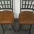 Bar/Counter Stools/Hammered Wrought Iron/Leather Look Swivel Seats 11 thumbnail