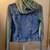 NWOT Denim Hoodie Size  XS   BONUS Gift Wrap 1 thumbnail
