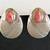 Vintage Signed Navajo Sterling Silver Rhodochrosite Post Earrings 6 thumbnail