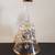 50th  Anniversary Glass Dinner Bell - Gold bands and sparkles 6 thumbnail
