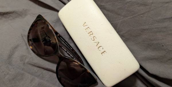 Versace Sunglasses Black Frames Gradient Lenses 1