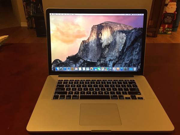 2015 15" MACBOOK PRO RETINA  2.5GHZ. 16GB. 1TB!!  New Apple Battery!! 1