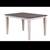 Ash & Stormy White Rectangle Loft Dining Table 2 thumbnail
