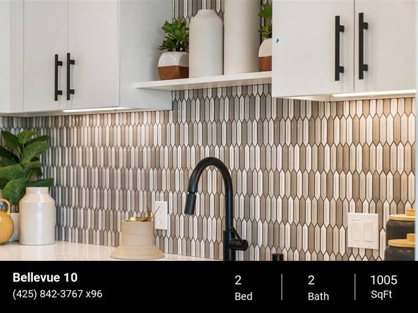 $3,895 / 2br - 1005ft2 - Almacenamiento para bicicletas, Estacionamiento EV, Terraza en la azotea, Acabados de lujo (Bellevue)63773355287681124