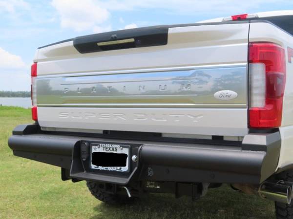 New Smooth Ranch Style Rear Bumper 17 - 22 Ford F250 F350 Super Duty 1
