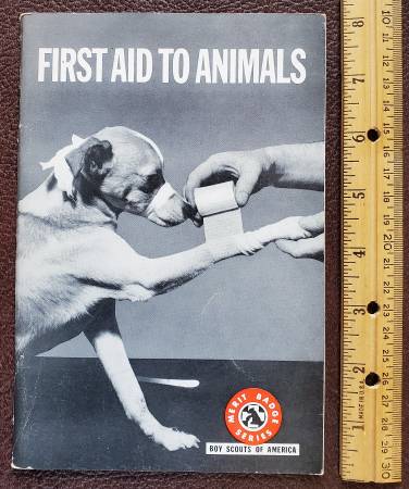First Aid to Animals, Boy Scouts of America, 1930 1