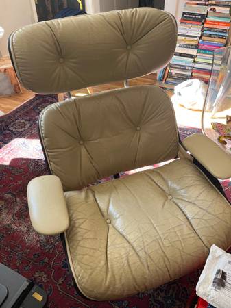 Guitar pedal, eames chair, vintage amps 1