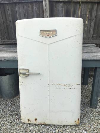 Vintage Hotpoint Superior Icebox Door 1