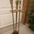 Vintage Brass Fireplace Set 2 thumbnail