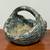 Vintage Concrete Stone Basket Shape Planter Garden Decor 4 thumbnail