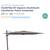 Cantilever 10ft Patio Umbrella 2 thumbnail
