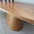 dinning table solid wood oval shape 2 thumbnail