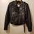 Woman's  Black Leather Jacket 1 thumbnail