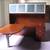 Commercial Grade L Shaped Desks In Cherry & Walnut Wood Or Laminate 15 thumbnail