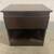 Sturdy dark brown nightstand with a single drawer and open shelf.  Goo 5 thumbnail