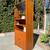 Danish Modern Mid Century Teak Wall Cabinet Unit Bookshelf Book Shelf 4 thumbnail