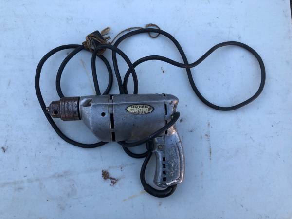Vintage Craftsman Drill 1