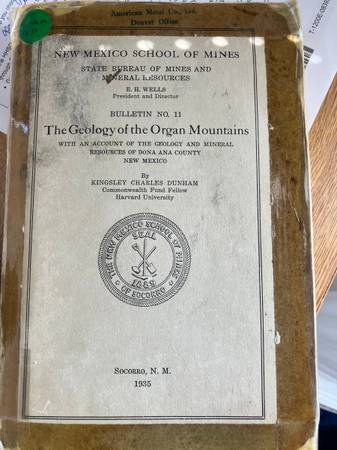 The Geology of the Organ Mountains 1