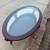 Oval Coffee Table Beveled Glass Top 4 thumbnail