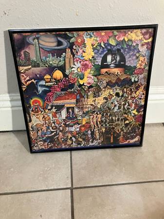 Rolling Stones  Framed Gatefold (Their Santanic Majestics Request. 1