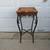 Country Cottage Vintage Wrought Iron Wicker Wood Plant Stand 27" Tall 1 thumbnail