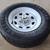13 Gladiator Trailer Tire 175 80 R13 13x4.5 5 Lug White Spoke Wheel 4 thumbnail
