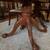 Antique replica dining room table and 8 chair 4 thumbnail