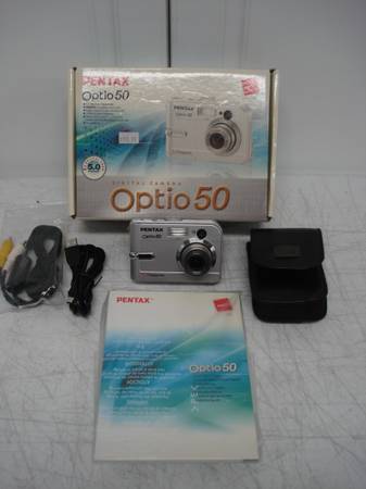 FOR SALE: PENTAX Optio S50 Digital Camera, 3X Optical Zoom - photo