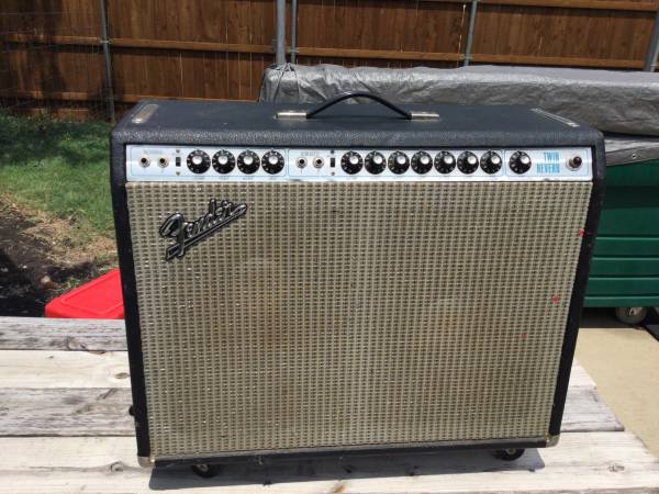 1971 Silver Face Fender Twin Reverb (original-re-furbished) 1