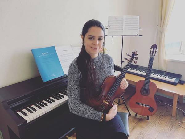 Violin lesson in English or spanish at home 1