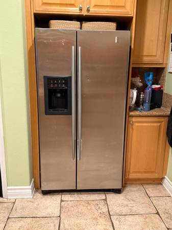 FREE General Electric stainless steel side-by-side 1