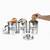 Mind Reader 3 piece Garlic Onion Potatoes metal canister set (silver) 9 thumbnail