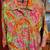 Lauren Ralph Lauren Paisley Print Cotton Button Down Shirt Woman’s L 1 thumbnail