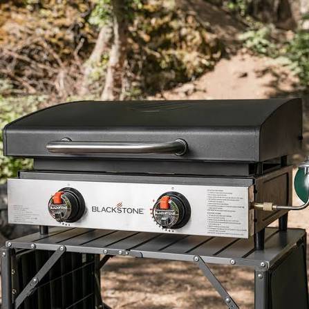 BLACKSTONE 22" TABLETOP GRIDDLE W/HOOD COVER 1