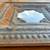 Square wall mirror crafted from a repurposed vintage pressed tin ceiling tile 3 thumbnail