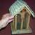 BIRD FEEDER seed House Wood Feed Decoration Window Shingle Roof 12 thumbnail