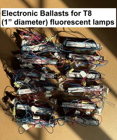 GE Electronic Ballasts for T8 Florescent Lamps, Instant Start 120-277V 1